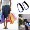 2 Packs Large Stroller Hooks, Aluminum Grocery Bag Handle Organizer