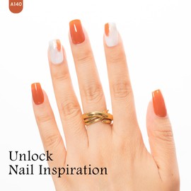 MAYCHAO 15ML Orange Gel Nail Polish 1Pc Marmalade Gel Polish Soak Off UV LED Nail Polish Nail Art Starter Manicure Salon DIY at Home, 0.5 OZ