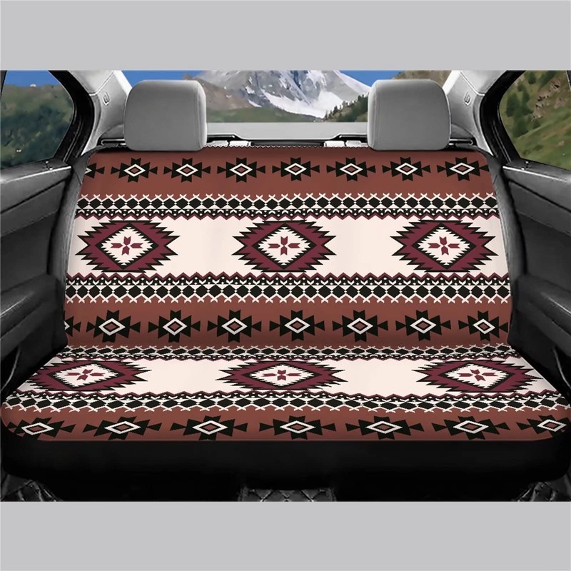 ZPINXIGN Aztec Rear Bench Seat Cover Western Car Accessories Universal