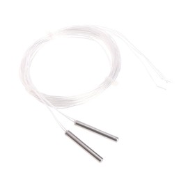 WOWOWO 2x 2m PT1000 Probe 4mm*30mm RTD Platinum Resistance Sensor 2 Wires Thermocouple