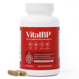 VitalBP Vital BP - Support for Normal Blood Pressure - Supports Blood Flow & Arteries - with CoQ10, L-Citrulline, and K2 & D3-60 Capsules