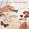 Yilloog 8 Pcs Brain Teaser 3D Wooden Rope Puzzles Set