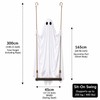 Large Hanging Swing Ghost for Halloween – Light-Up Flying Ghost
