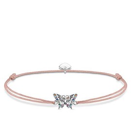 Thomas Sabo ladies-bracelet Little Secret butterfly 925 Sterling silver blackened LS082-640-7-L20v