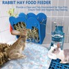 Guinea Pig Food Hay Feeder and Bunny Water Bottle Set