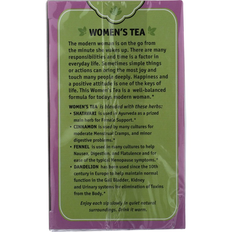 Herbal Cup Ayurveda Women's Tea, Organic Harmony & Balance, No