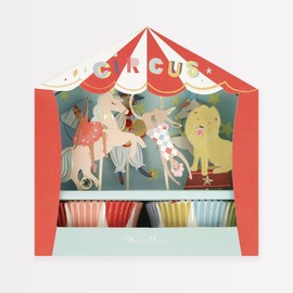 Meri Meri Circus Cupcake Kit (Pack of 24)