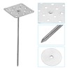 PATIKIL 3.2 Inch Perforated Insulation Pins with Round Washers, 40