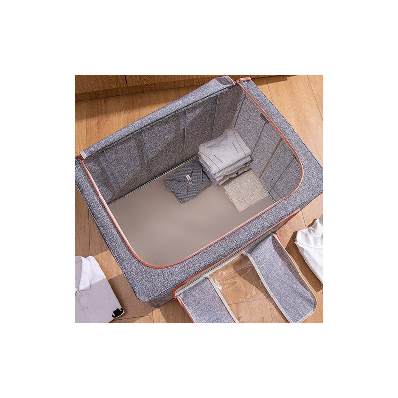 Steel frame bedding organizer living box 22L 66L 100L, 100L