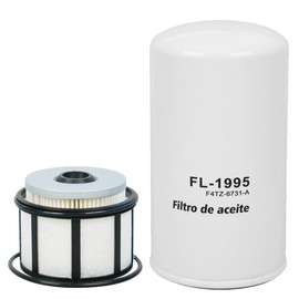 FD4596 FL1995 Fuel Filter Oil Filter Kit For 7.3L Diesel Fits for F250 F350 F450 F550 1999-2003 Replace FD-4596 GF7751A F81Z9N184AA F81Z-9N184-AA