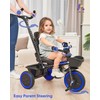 KRIDDO 7-in-1 Tricycle Stroller for Toddlers 18 Months to 5