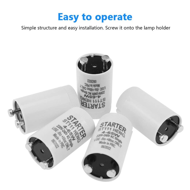 BlueXP 12 Pack ST111 Fluorescent Light Starter Switches 4-65 W