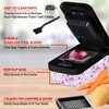 Brentwood Food Chopper and Vegetable Dicer with Storage Container and