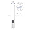 XiNBEi Lighting Pendant Lighting, Modern Mini Kitchen Hanging Pendant Light