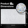 Locacrystal Bling Resin Rhinestone Sticker DIY Car Decoration Stickers Self-Adhesive