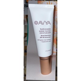 AVYA Hydroveda Sheer Tinted Moisturizer SPF 40. Full size 1.7 fl oz. Exp.1/24.