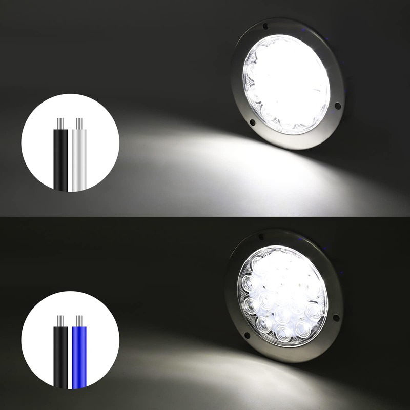Aoling 12 V 24 V Round Truck Tail Lamp LED
