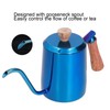 600ml Stainless Steel Manual Coffee Pot Long Narrow Spout Pour