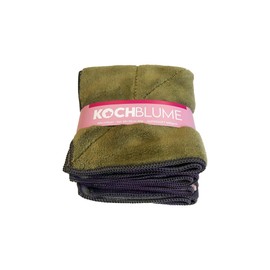Kochblume Microfibre Cloth Colour Mix Set 4-8-12 | Microfibre Cloth Cleaning Cloth 30 x 30 cm | Absorbability up to 300 ml | Extra Absorbent Fibres | Colour Mix: Anthracite/Taupe/Olive-Dusky Pink