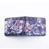 G-Ahora Men's Boys Genshin Leather Wallet Biofold Anime Wallet Credit