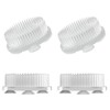 AMONENZ Hedgehog Flowers, Pack of 4 Plastic Ikebana Hedgehogs, Suction