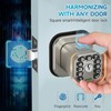 Richelock Fingerprint Door knob, Smart Biometric Door Lock with Keypad,