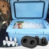 Omoojee Cooler Feet Replacement, Non-Slip Rubber Feet Compatible with RTIC