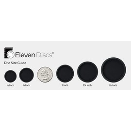 Eleven Discs 1½-Inch Translucent Plastic Discbound Notebook and Planner Expansion Discs for Circa, Arc, TUL (Set of 22)
