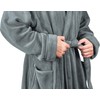 NY Threads Shawl Collar Dressing Gown for Men, Cuddly Soft,