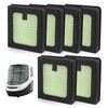 Paquete de 6 filtros HEPA compatibles con el secador de