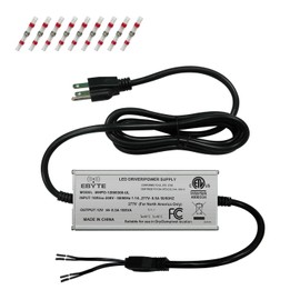 LED Driver Power Supply Waterproof IP67, Low Voltage Transformer Adapter,Ideal for Outdoor Lighting,Architectural Lighting,Decorative Lighting,Sign Light,Mining lamp (12VDC 8.3A 100W)