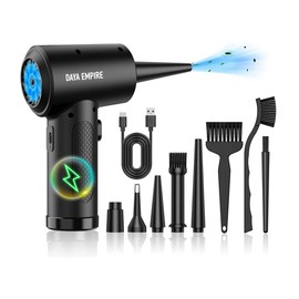 Compressed air Duster - Keyboard Cleaner for Office no Canned Reusable Good Replacement Can Electric 91000RPM Cordless air Duster pc 7600mAh -pc Cleaning air Blower car dusters-Electric Duster (DE2)