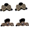 4pcs Rhinestone Mini small Hair Clips, Butterfly Hair Clips for