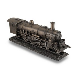 Veronese Design 10.5" Long Steam Locomotive Engine Cold Cast Resin Antique Bronze Finish Steampunk Statue Train Gifts