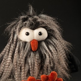 sigikid Owl Kikeriki Bowl Grey/Brown