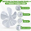 Earthtec A65123 Attic Exhaust Fan Blade Replacement Propeller 12 Inch