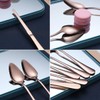Rose Gold Grapefruit Spoons 3 Pieces Set, 2 Stainless Steel