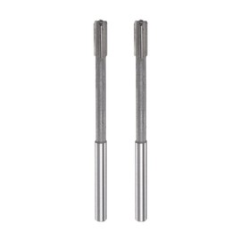 HARFINGTON 2pcs Chucking Reamers 5.7mm H7 C1/K30 Carbide Tip Precision Straight Flutes Round Shank Lathe Machine Milling Cutters