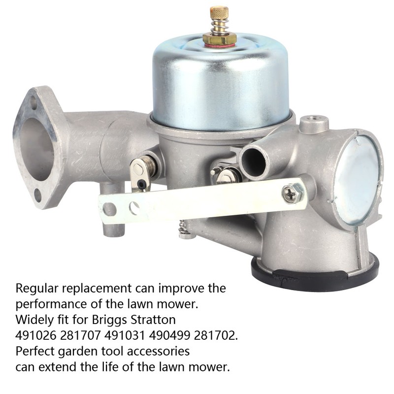 Garden Lawn Mower Carburetor Accessory Carb Replacement for Briggs Stratton