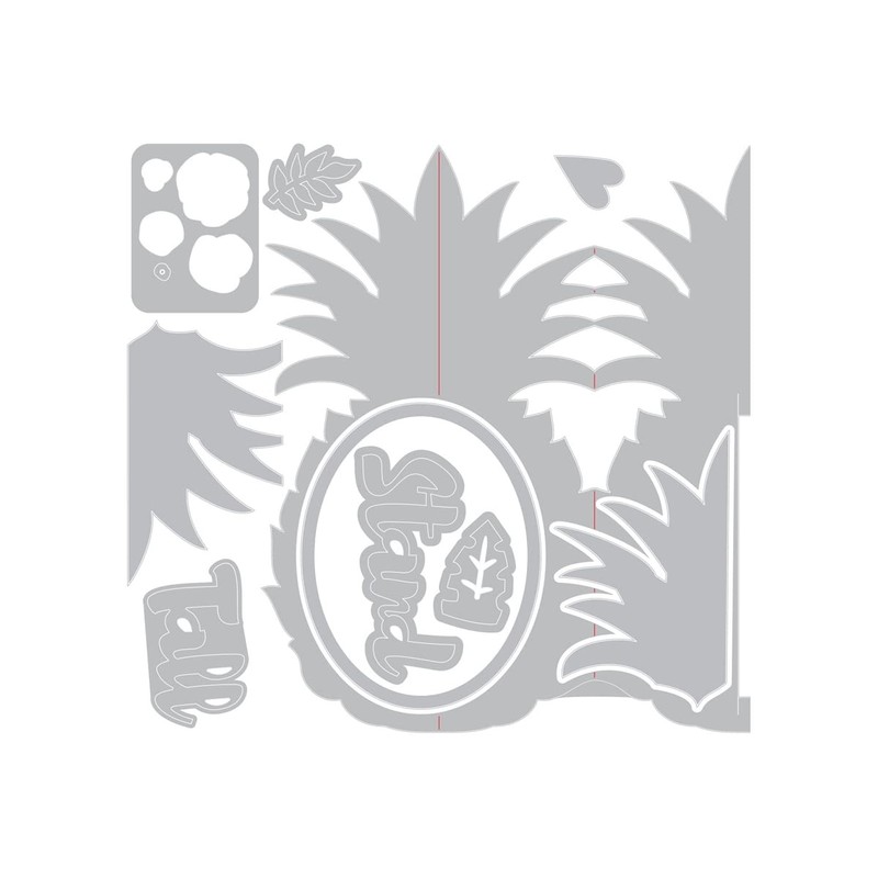 Sizzix 662727 Thinlits Die Set, Multicolor