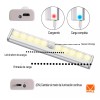 Maíz Lampara Sensor De Movimiento Recargable Usb 10 Focos Led