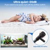 BlueYu - Aquarium Filter for 10-30 Gallon Tank, Submersible Fish