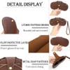PPIOOY Glasses Case Holder Portable Slim Sunglasses Pouch Soft Eyeglasses