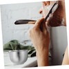 Healeved 200ml Large Capacity Shaving Bowl Stainless Steel Shaving Mugs