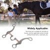 Horse Snaffle Bit Stainless Steel Rose Gold Plated Horse Gag