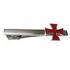 Kiola Designs Red Cross Square Tie Clip