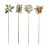 PME Christmas Treats Picks Festive Foliage (Pack of 24) Paper