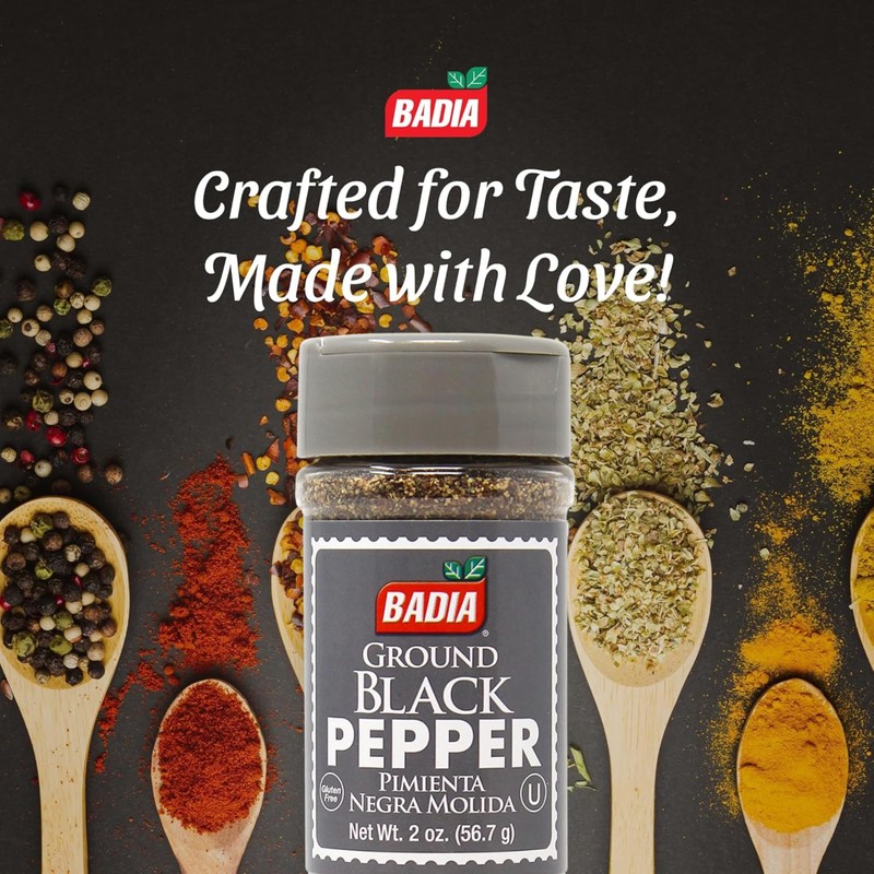 Badia Pepper Ground Black, 2 Oz (Pack Of 8)