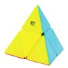 Pyramid Speed Cube 2X2 Stickless Triangle Magic Cube Pyramid Puzzle