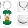 Llavero universal de metal con bandera de Andalucía, accesorios para